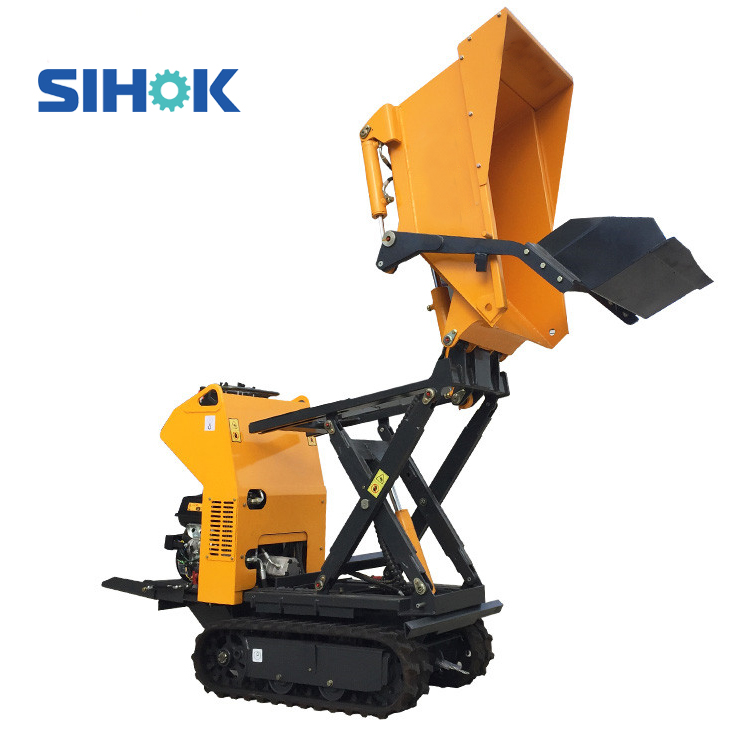 500 кг распорка газа гидравлического подъёма для Гусеничный мини-дорожка самосвал с бензиновым двигателем (SH-500H)