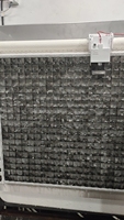 Machine à glaçons professionnelle à commande PLC, haute capacité, avec conception de glaçons en forme de cube, pour usines chimiques