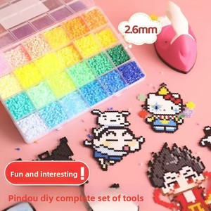 Kit di Materiale per <span class=keywords><strong>Puzzle</strong></span> in Plastica Fusion DIY <span class=keywords><strong>con</strong></span> <span class=keywords><strong>Perline</strong></span> Bianche e Nere, Kit di Strumenti Aggiornato, Gioco Educativo 3D - Product Image 3