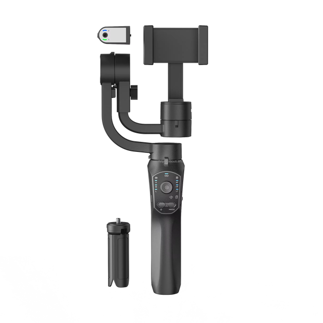 F10pro Max 3 Axis Smart Anti-shake Mobile Gimbal Stabilizer Portable Foldable Smart Type -C Tripod Stabilizer for Vlog Youtube