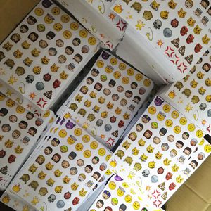 Paquet d'autocollants en <span class=keywords><strong>vinyle</strong></span> personnalisés, étiquettes adhésives avec des dessins animés pour l'éducation des enfants - Product Image 2