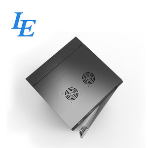 Gabinete de servidor de montaje en pared de 19 pulgadas 9U 600MM con caja trasera de acero SPCC, protección IP20, en stock. - Product Image 3