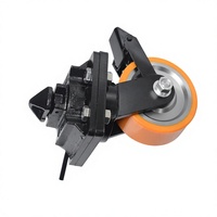 Roue de chariot pour conteneur à usage intensif |   Freinage à blocage total |   Anti-torsion |   Semelle en polyuréthane avec noyau en acier |   Roulement industriel |   Forgé