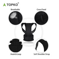 TOPKO Offre Spéciale – Correcteur de Posture Ajustable et Respirant pour le Dos et le Cou, Soulagement de la Douleur, Logo Personnalisable, Soutien Dorsal