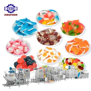 Creamosa Cheese Soft Candy Depositing Line Yogurt Jelly Candy Lollipop Making Machine