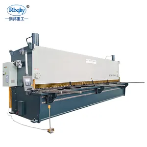Rbqty cnc guillotine shearing machine sheet metal hydraulic shearing machine
