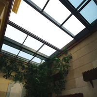 Lumière LED pour puits de lumière de toit, puits de lumière de haute qualité, aluminium d'usine, design graphique, horizontal, moderne, alliage d'aluminium, hôtel, fixe
