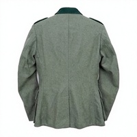 Tunique d'hiver à double boutonnage pour homme, uniforme allemand de la Seconde Guerre mondiale, mélange de laine, manches longues, vintage, imperméable, coupe-vent, réversible