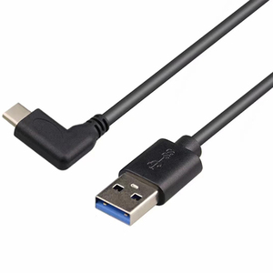 สาย USB Type C ชายต่อชาย แบบงอ 90 องศา สาย USB 3.1 Type C 90 องศา อลูมิเนียมอัลลอยด์ สาย USB C แบบงอ - Product Image 3