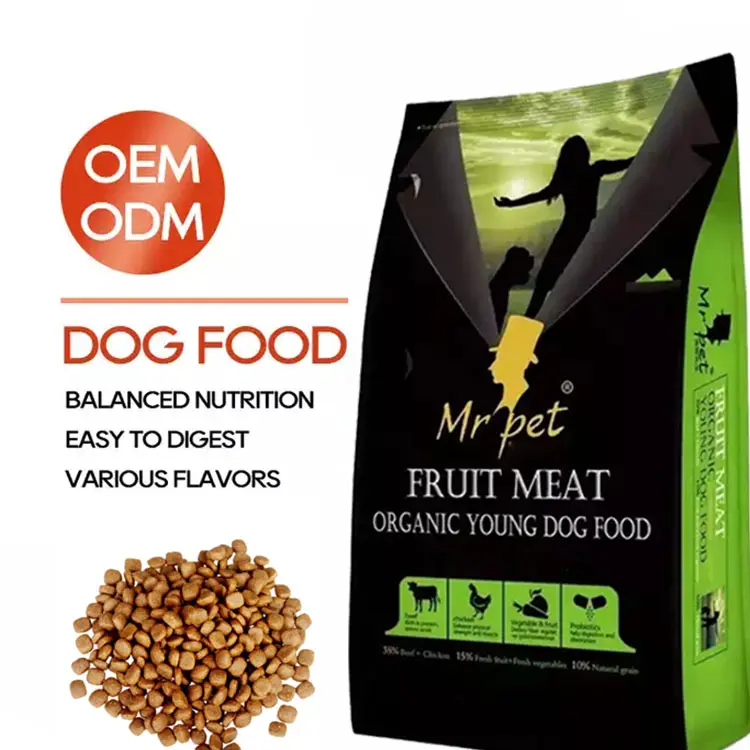 Vente d'aliments secs de haute qualité pour chiens, 50kg, aliments pour chiens, naturels, biologiques, crus et lyophilisés, fabricants
