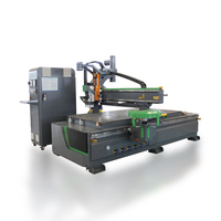 Routeur CNC 1325 ATC avec option de changement d'outil linéaire/circulaire pour le bois, le MDF, l'acrylique, le PVC, l'ABS, le PP, le PE, la résine époxy, les pièces de circuits imprimés