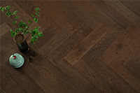 Plancher en bois d'ingénierie de 20 mm d'épaisseur, chêne naturel lisse/brossé, chêne blanc européen, plancher en bois dur, salon, salle de bain, UV
