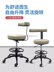 เก้าอี้ตัดผมไฮดรอลิกสำหรับร้านเสริมสวย หุ้มหนังสังเคราะห์ ปรับระดับความสูงได้ และหมุนได้ 360 องศา สำหรับการใช้<span class=keywords><strong>งาน</strong></span>อเนกประสงค์ - Product Image 4