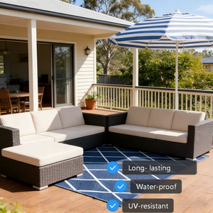 <span class=keywords><strong>Tapis</strong></span> de <span class=keywords><strong>camping</strong></span> pour <span class=keywords><strong>camping</strong></span>-<span class=keywords><strong>car</strong></span> en PP tissé imperméable 6x9 pieds, anti-UV - Product Image 4