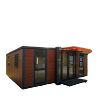 Casa Contenedor Prefabricada de Acero Expandible Personalizada, Villa Moderna de Lujo de 2 a 5 Dormitorios con Baño y Sala de Estar para Hotel