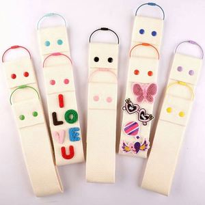 Promotional Keychains Candy Colored <b>Name</b> Stickers Strap for Keychain Streamers Pendant Children's <b>Name</b> Tags - Product Image 1