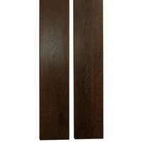 Plancher stratifié HDF de haute qualité, couleur foncée, grade AC4, 7 mm, résistant à l'usure, clic moderne, pour bureaux haut de gamme et résidences