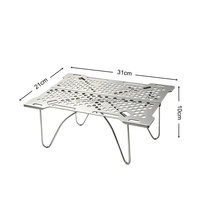 Meubles de camping portables modernes et compacts, table pliante multifonctionnelle en alliage d'aluminium pour le parc et l'hôtel