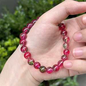 Natural Stone <b>Bracelet</b> Colorful Glass Beaded Reiki Infused Seamless Global Export Service Quality Guarantee Card - Product Image 1