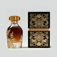 Flacon de parfum vide unique 30ml 50ml 100ml, flacon pulvérisateur avec pompe, finition mate, gravure à chaud, coffret cadeau de luxe