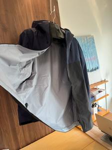 <span class=keywords><strong>Giacca</strong></span> con cappuccio antivento traspirante da <span class=keywords><strong>uomo</strong></span> impermeabile da <span class=keywords><strong>uomo</strong></span> per escursioni a piedi e <span class=keywords><strong>Trekking</strong></span> da viaggio attrezzatura da pioggia calda esterna - Product Image 3