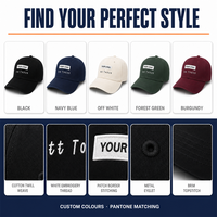 Casquette de baseball noire pour hommes et femmes, idéale pour les sports de plein air, la course à pied, le golf, le quotidien, avec logo brodé personnalisé, vente en gros en vrac*