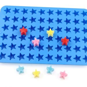 Molde de silicona de 60 cavidades con forma de estrella para chocolate, utensilios de cocina para hornear, bandejas de resina para hielo, molde de gomitas de grado alimenticio OEM/ODM - Product Image 1