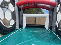 Jeu de football gonflable, jeu de tir au but de football, château gonflable, jeu de défi de penalty de football