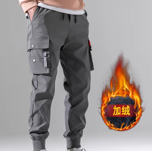 Vente en gros de pantalons de survêtement de haute qualité Design d'hiver épais et chaud vierge pour hommes Joggers Cargo pantalon pour hommes pantalons pantalons - Product Image 1