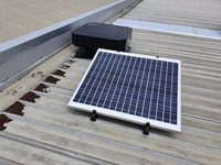 Ventilateur de ventilation solaire pour grenier 120W, extracteur d'air, ventilateur d'évacuation industriel, max 6618 CFM, élimine l'excès de chaleur et d'humidité