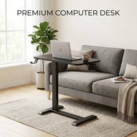 Table de chevet pliante portable AOR avec roulettes dissimulées, en matériau E0, multifonctionnelle pour la maison, le bureau et l'apprentissage, vente en gros d'usine