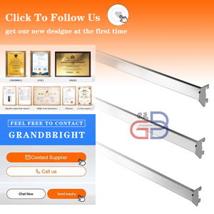 Ống vuông chùm Dày Kim Loại hiển thị móc cho cửa hàng Kệ slatwall móc - Product Image 5