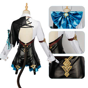 Más tamaño <span class=keywords><strong>Genshin</strong></span> <span class=keywords><strong>Impact</strong></span> personaje Cosplay trajes Fontaine Lynette Cos disfraz mago Lynette Cosplay disfraz Halloween Cosplay - Product Image 2