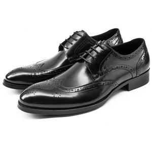 Chaussures pour hommes Brock, nouveau style britannique, autres chaussures, imperméables, à lacets, respirantes, motif à pois, chaussures de bureau, chaussures de carrière, automne - Product Image 1