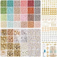 Kit de perles de rocaille en verre 3mm 24 couleurs pour la fabrication de bijoux et de bracelets d'amitié pour filles et adultes