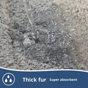<span class=keywords><strong>Tapis</strong></span> <span class=keywords><strong>de</strong></span> salle <span class=keywords><strong>de</strong></span> bain minimaliste transfrontalier floqué unisexe multi-usage, <span class=keywords><strong>tapis</strong></span> <span class=keywords><strong>de</strong></span> chevet, <span class=keywords><strong>tapis</strong></span> <span class=keywords><strong>de</strong></span> dressing, paillasson d'entrée - Product Image 3