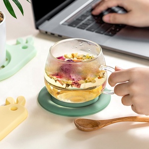 Sous-plat en silicone motif escargot de dessin animé, résistant à la chaleur, écologique, tapis de cuisine souple <span class=keywords><strong>pour</strong></span> casseroles et tasses - Product Image 5