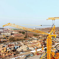 Grue à flèche oscillante DAHAN DHL3300, capacité de 220 tonnes, hauteur libre de 222 m, moteur, moment de levage de 3300 t.m, équipement de construction lourd