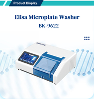Laveur et lecteur de microplaques Elisa BIOBASE à 96 puits, instrument d'analyse clinique BK-9622 pour laboratoire, prix réduit
