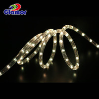 Luminaires LED en forme de corde, imperméable conforme à la norme IP65, autonomie de 50 mètres, luminaire décoratif d'extérieur, idéal pour une maison ou un arbre