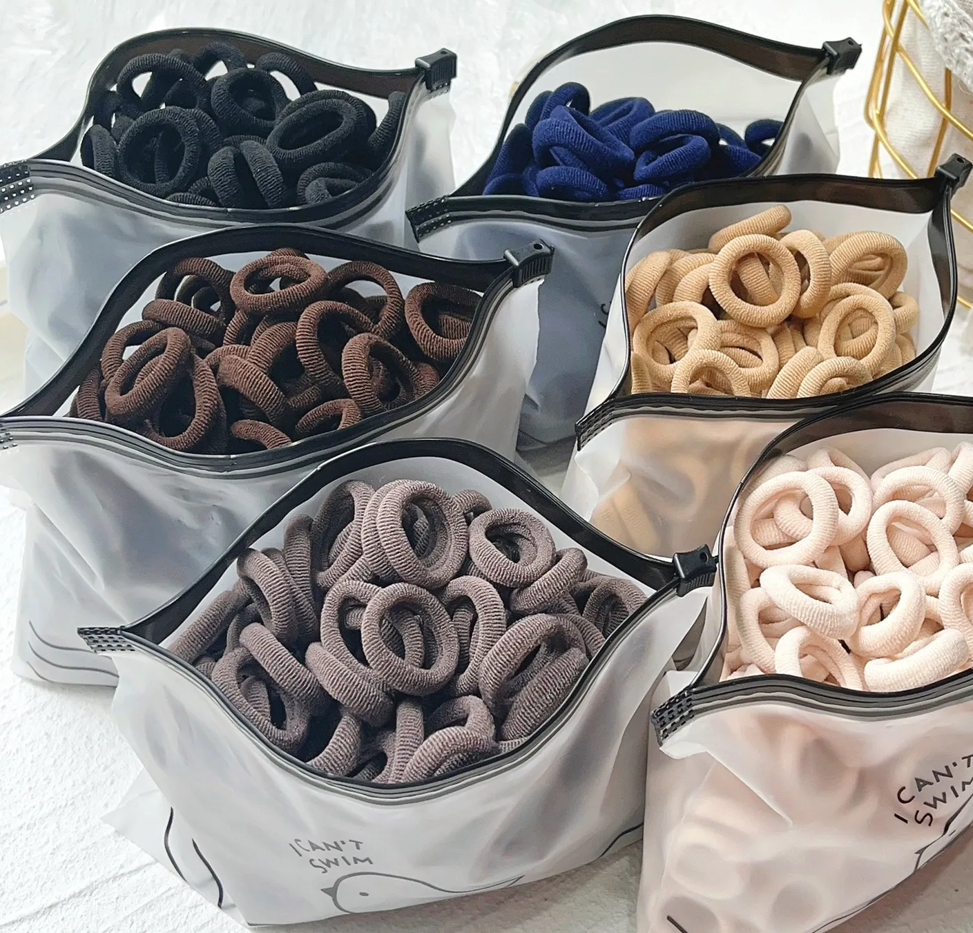 50 Stks/zak Kinderen Elastische Haarbanden Meisjes Snoep Scrunchie Elastiekje Voor Kinderen Haarbanden Clips Hoofdband Baby Haaraccessoires