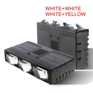 ไฟสปอร์ตไลท์ LED GICOO แบบสามเลนส์ 12V 160W ไฟหน้าเสริมสำหรับรถยนต์รุ่นใหม่ ไฟส่องกระจังหน้ามอเตอร์ไซค์อเนกประสงค์ อุปกรณ์ตกแต่งรถยนต์ - Product Image 6