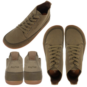 Chaussures minimalistes pour hommes, à bout large, forme naturelle du pied, semelle souple, zéro dénivelé, respirantes, pour usage quotidien, baskets décontractées en toile - Product Image 2
