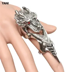 turkey hot sale silver rings dragon snake tiger tortoise sapphire jade ring for boys and men