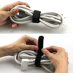 Bán buôn thân thiện với môi tự dính Back-to-Back Nylon móc vòng lặp quan hệ cáp khóa dây đai cho văn phòng nhà lớp học lưu trữ - Product Image 4