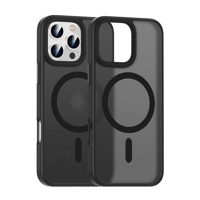 New Hybrid 2 in 1 TPU+PC Matte Finish Strong Magnetic Smart Phone Case