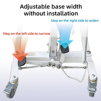 Lève-personne électrique SeoMirn pour transfert de patients, personnes âgées, handicapés, usage médical à domicile, palan de plafond suspendu, sangle de suspension, capacité 250 kg, acier au carbone