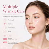 Private Label Onderooggel Pads Hydraterende Oogmasker Vegan Unisex Collageen Roze Roos Exosoom Capsule Oogpatches