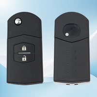 SZMAISHI Clé de voiture télécommandée pliante à 2 boutons FCCID 41521 avec puce 4D63 433MHz pour clé à transpondeur Maz-da M3 M6 Vehivle