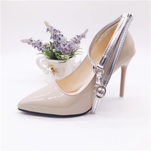 Metal <b>Buckle</b> High Heel Shoe <b>Strap</b> Anti-Slip Ankle <b>Strap</b> For Women Shoes - Product Image 4